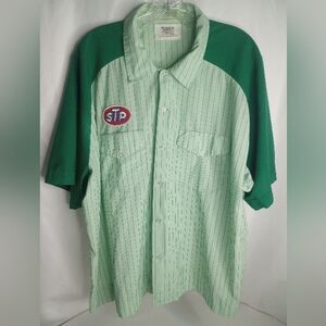 *Peerless Uniform STP Button Down Shirt Green Size XXXL